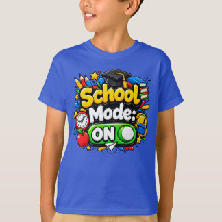 スクールモード:オン - モチベーションを維持 Tシャツ