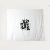 スクールモード：オン！ヴィンテージインスパイアデザイン タペストリー (正面(横))