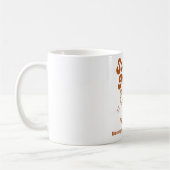 スクールモ走ード:カフェインとWi-Fiのモード – Mag コーヒーマグカップ (左)