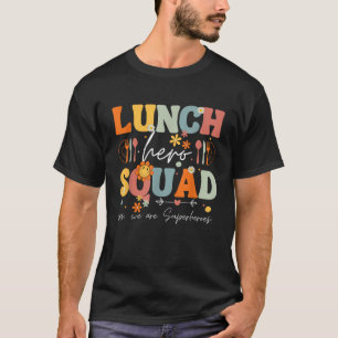 スクールランチヒーロースクーおもしろいドカフェテリア労働者Su Tシャツ