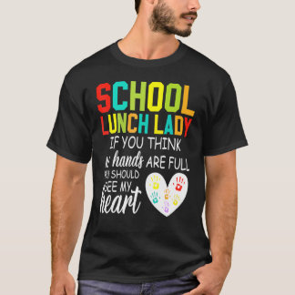 スクールランチレディースクワッドカフェテリアクルーが見るべき Tシャツ