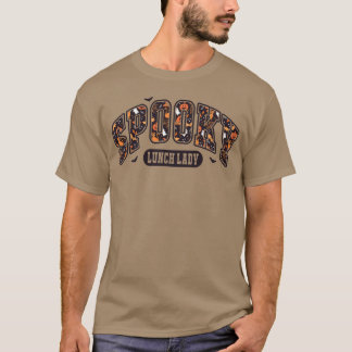 スクールランチ不気味レディーエラハロウィーン秋シーズン Tシャツ