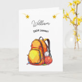 スクールリーダースポーツバックパック カード (黄色い花)
