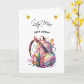 スクールリーバーミュージシャンバックパック カード (黄色い花)