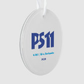 スクールロゴ(フォトバック4枚付き) オーナメント (正面)