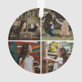 スクールロゴ（フォトバック4枚付き） オーナメント