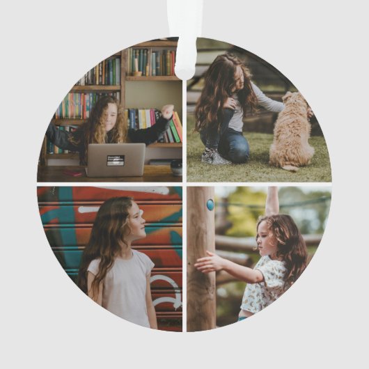 スクールロゴ(フォトバック4枚付き) オーナメント (裏面)