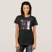 スクール数学はノプロブラマ先生1 Tシャツ (正面フル)