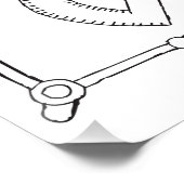 スクール数学先生ドードル数学アートカラーリングスクール ポスター (コーナー)