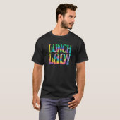 スクール給食クルーズタイダイランチレディ Tシャツ (正面フル)