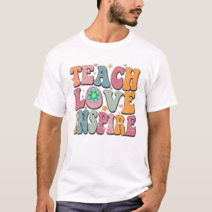 スクール 教育 愛 インスパイア レトロ Tシャツ