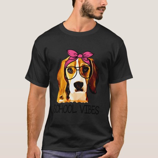 スクールS先生教室のビーグル Tシャツ (正面)