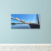 スクー威厳のあるナー帆船航海の写真 キャンバスプリント (インサイチュ (ウッドフロア))