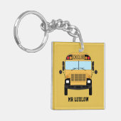 スクー最高のルバスドライバーありがとうご理解 キーホルダー (正面左)