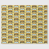 スクー最高のルバスドライバー感謝のギフト ラッピングペーパー (フラット)