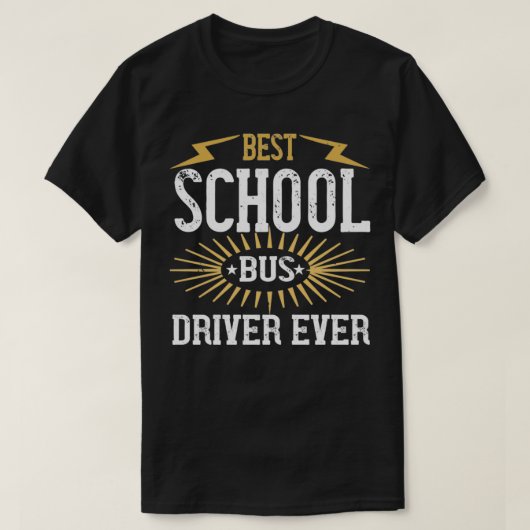 スクー最高のル・バスの運転手4名 Tシャツ (デザイン正面)