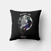 スクー生まれターと月に クッション (裏面)