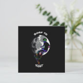 スクー生まれト – スクーターとムーンフラットカード (スタンド正面)