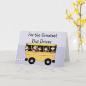 スクー素晴らしルバスドライバのカスタマイズ可能カード カード (黄色い花)