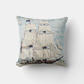 スクー航海のナー船 クッション (正面)