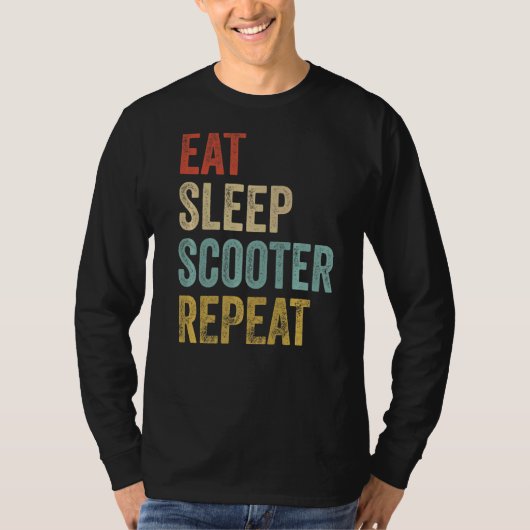 スクー食べターのリピーター Tシャツ (正面)