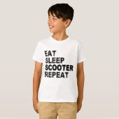 スクー食べターのリピート Tシャツ (正面フル)