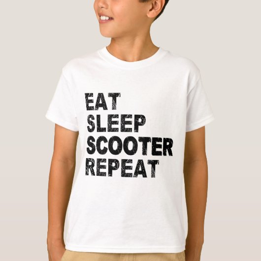 スクー食べターのリピート Tシャツ (正面)