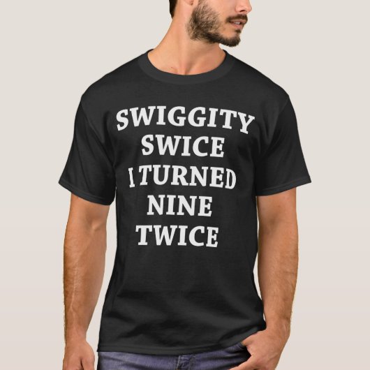 スグおもしろいギティ18誕生日 Tシャツ (正面)