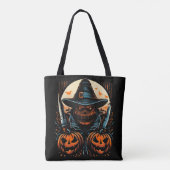スケアクロウ ハロウィーン キラー かぼちゃ トートバッグ (裏面)