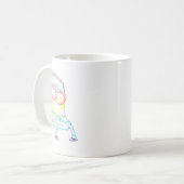 スケアパンツヒップホップ コーヒーマグカップ (正面左)