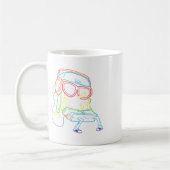 スケアパンツヒップホップ コーヒーマグカップ (左)