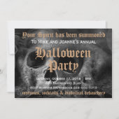 スケアリーゴシックドクロハロウィンパーティー 招待状 (裏面)
