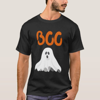 スケアリー ハロウィーン ブー ガイコツ Tシャツ