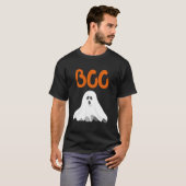 スケアリー ハロウィーン ブー ガイコツ Tシャツ (正面フル)