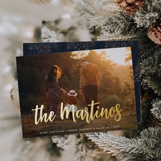 スケカジュアルッチ署名 |横向き写真 箔シーズンカード