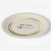 スケクールートボード金ゴールド ペーパープレート (アングル)