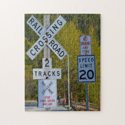 スケグウェイアラスカ。 ジグソーパズル (縦)