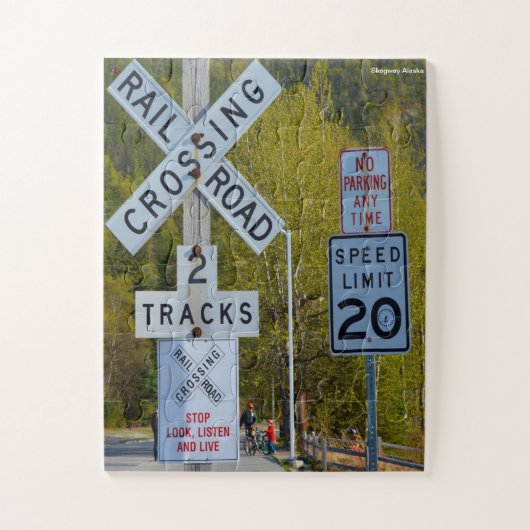 スケグウェイアラスカ ジグソーパズル (縦)