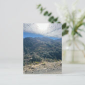 スケグウェイ、アラスカ山景色はがき ポストカード (スタンド正面)