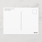 スケグウェイ、アラスカ山景色はがき ポストカード (裏面)