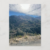 スケグウェイ、アラスカ山景色はがき ポストカード (正面)