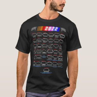 スケジュールナスカーカップシリーズ2022エッセンシャルTシャツ Tシャツ