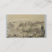 「スケッチおよび先生からのアルバイ州からのアルハンブラ、 名刺 (裏面)