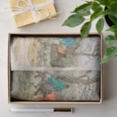 スケッチからエンクロージャ内のスポスポーツのーツマン 薄葉紙 (ギフト)