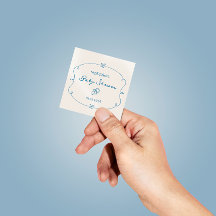 スケッチかわいい波状の弓枠ベビーシャワー