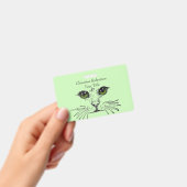 スケッチかわいらしネコ顔ブライトアイズライトグリーン バッジ (Handheld)