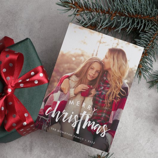 スケッチされたオーバーレイ |ホリデーフォトカード シーズンカード