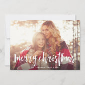 スケッチされたオーバーレイ |ホリデーフォトカード シーズンカード (正面)