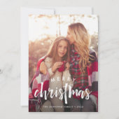 スケッチされたオーバーレイ |ホリデーフォトカード シーズンカード (正面)