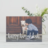 スケッチされたオーバーレイ | Hanukkahフォトカード シーズンカード (スタンド正面)